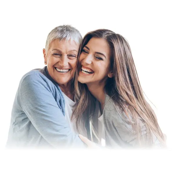 happy mother and daughter 600x600