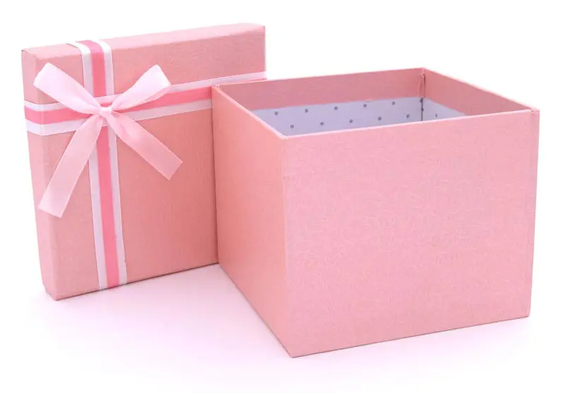 pinkb gifftv box with white ribbon p 1234626 147691