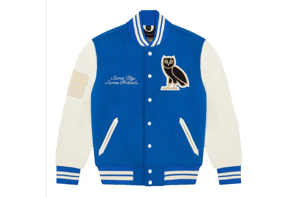OVO Collegiate Varisty Jacket Blue